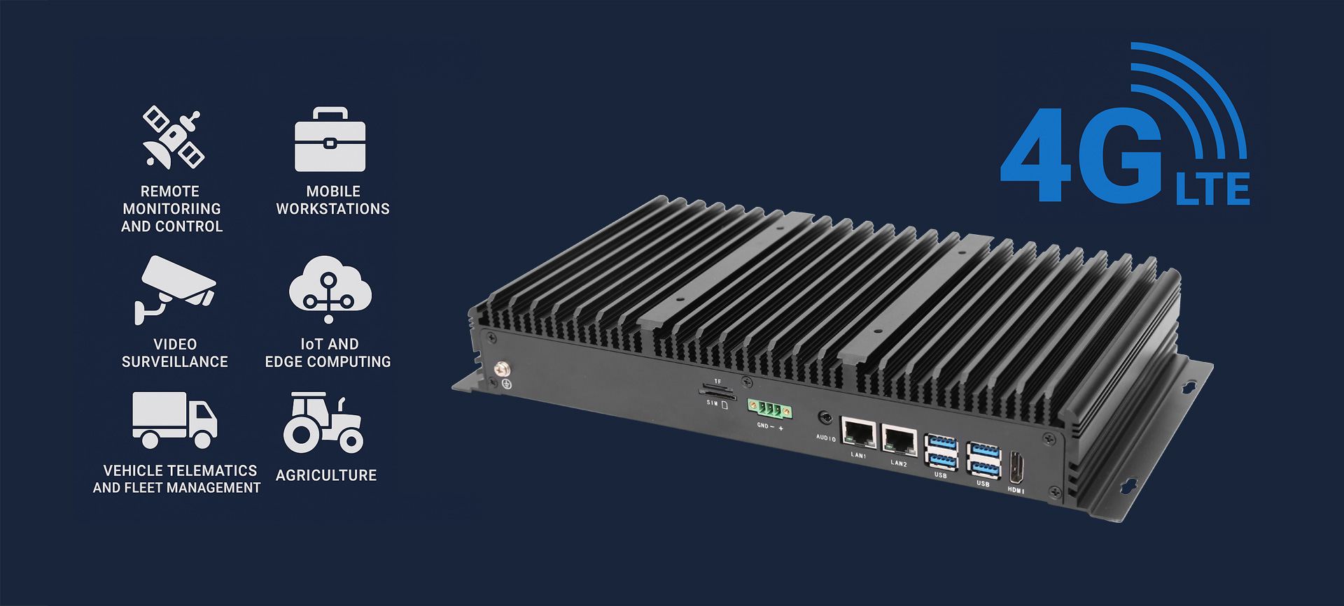 4G全网通工控机应用