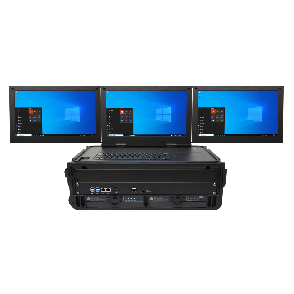 SPC-W1590B-3P 三屏便携式综合显控平台