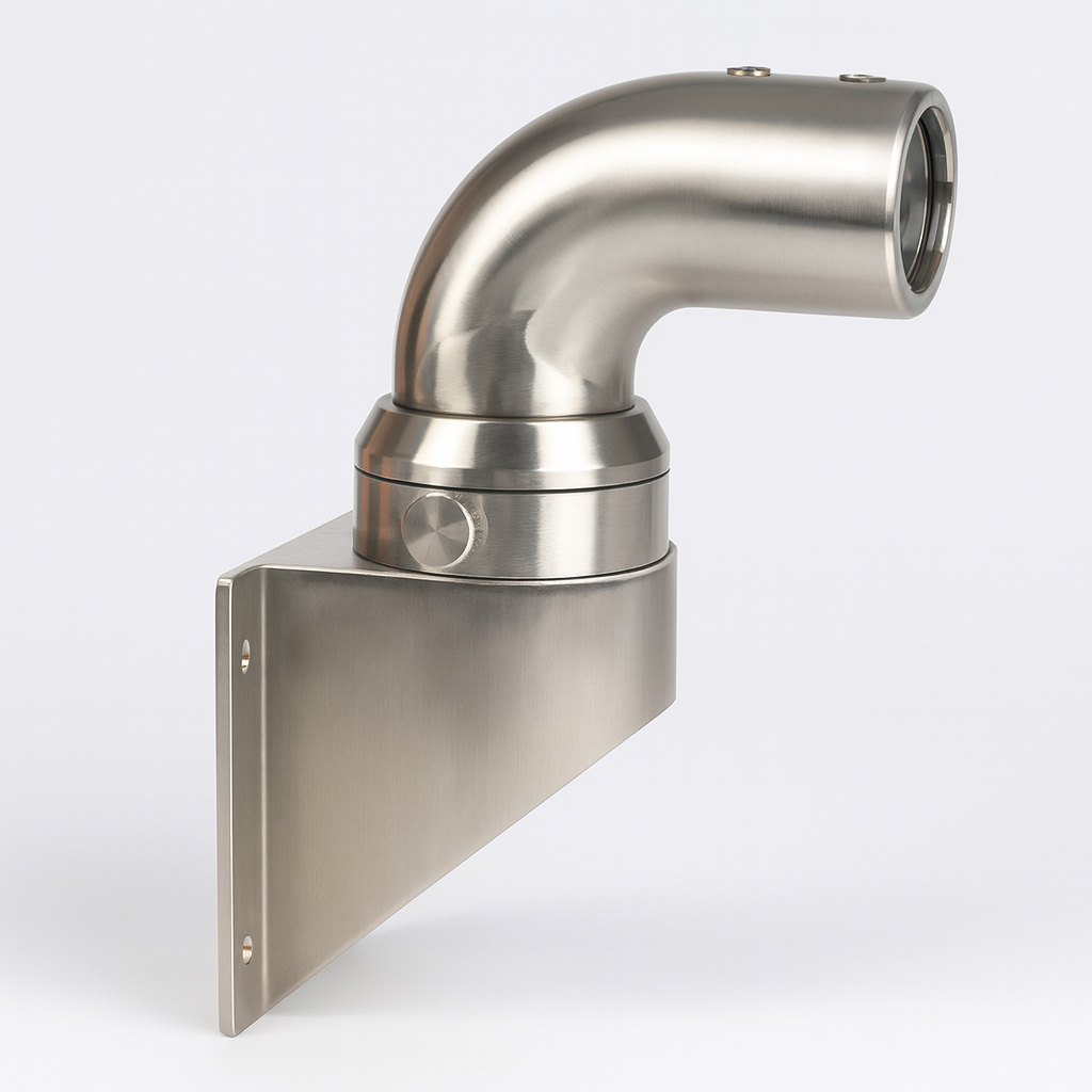 304不锈钢水平墙座