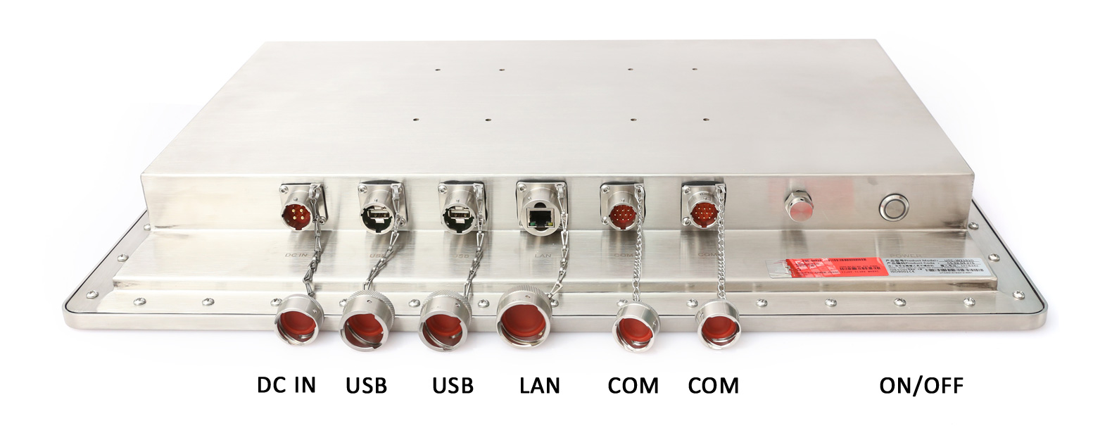G系列–21.5寸全不锈钢IP69K工业平板电脑接口图