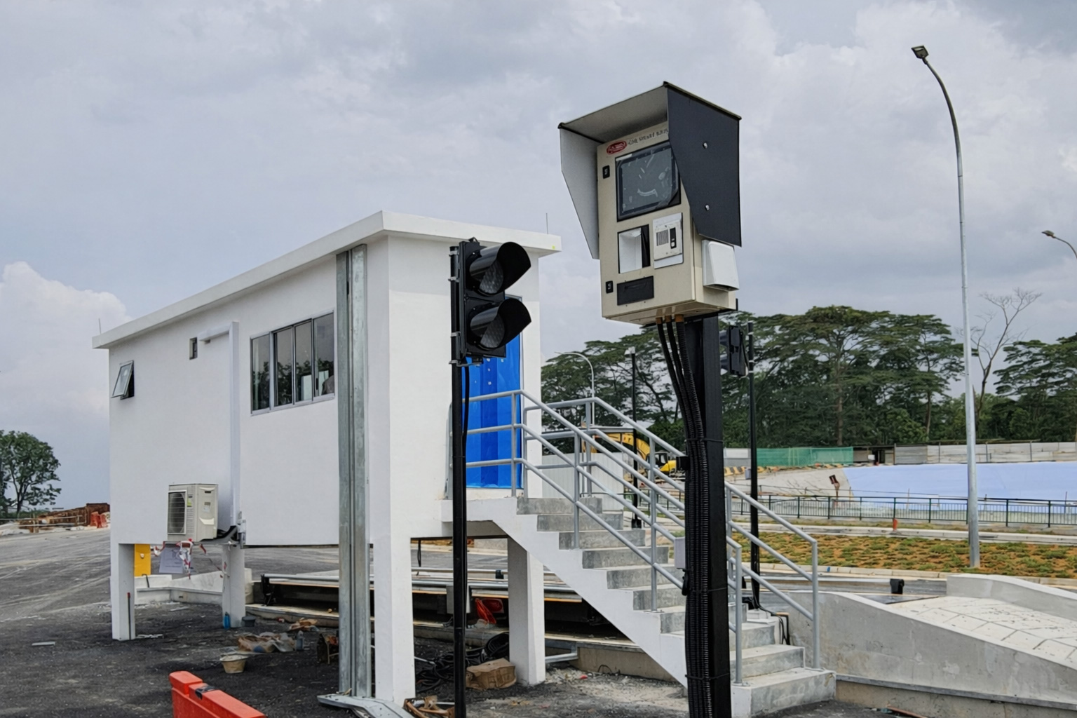 科拉德的户外地磅站工业平板电脑应用