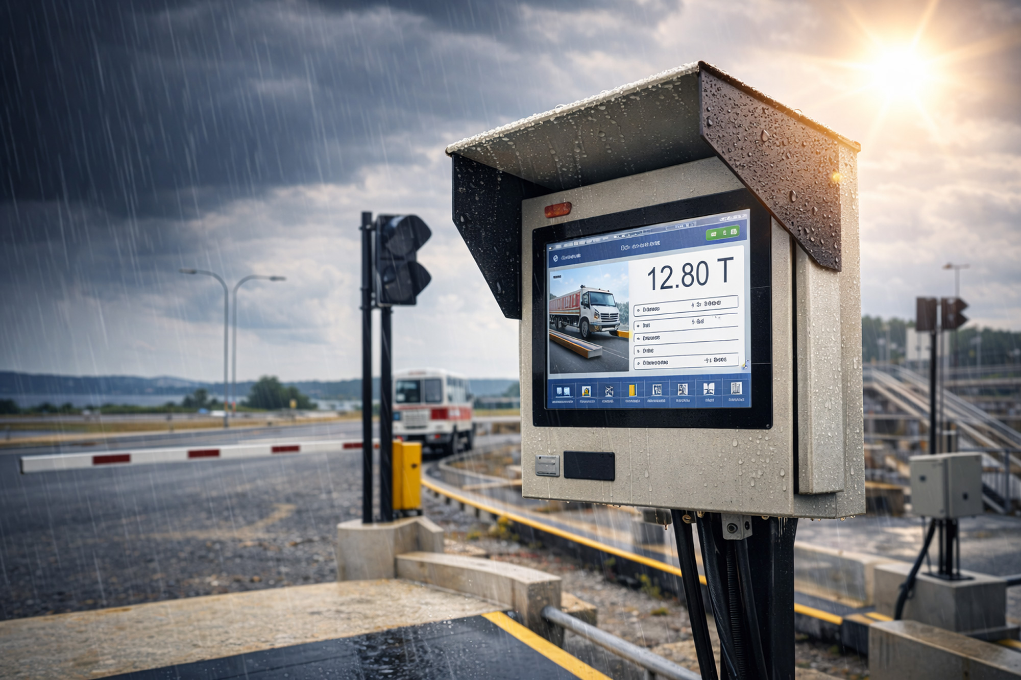 户外地磅站工业计算机